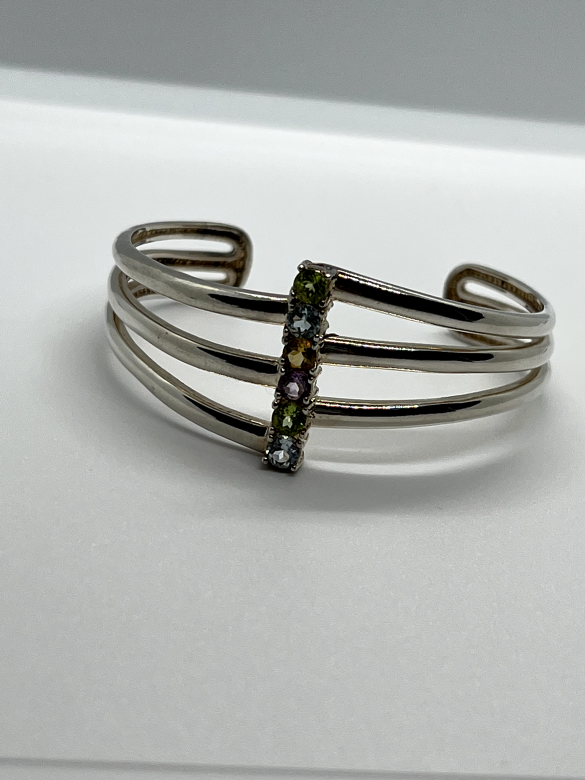 925 STERLING SILVER SPINEL BRACELET