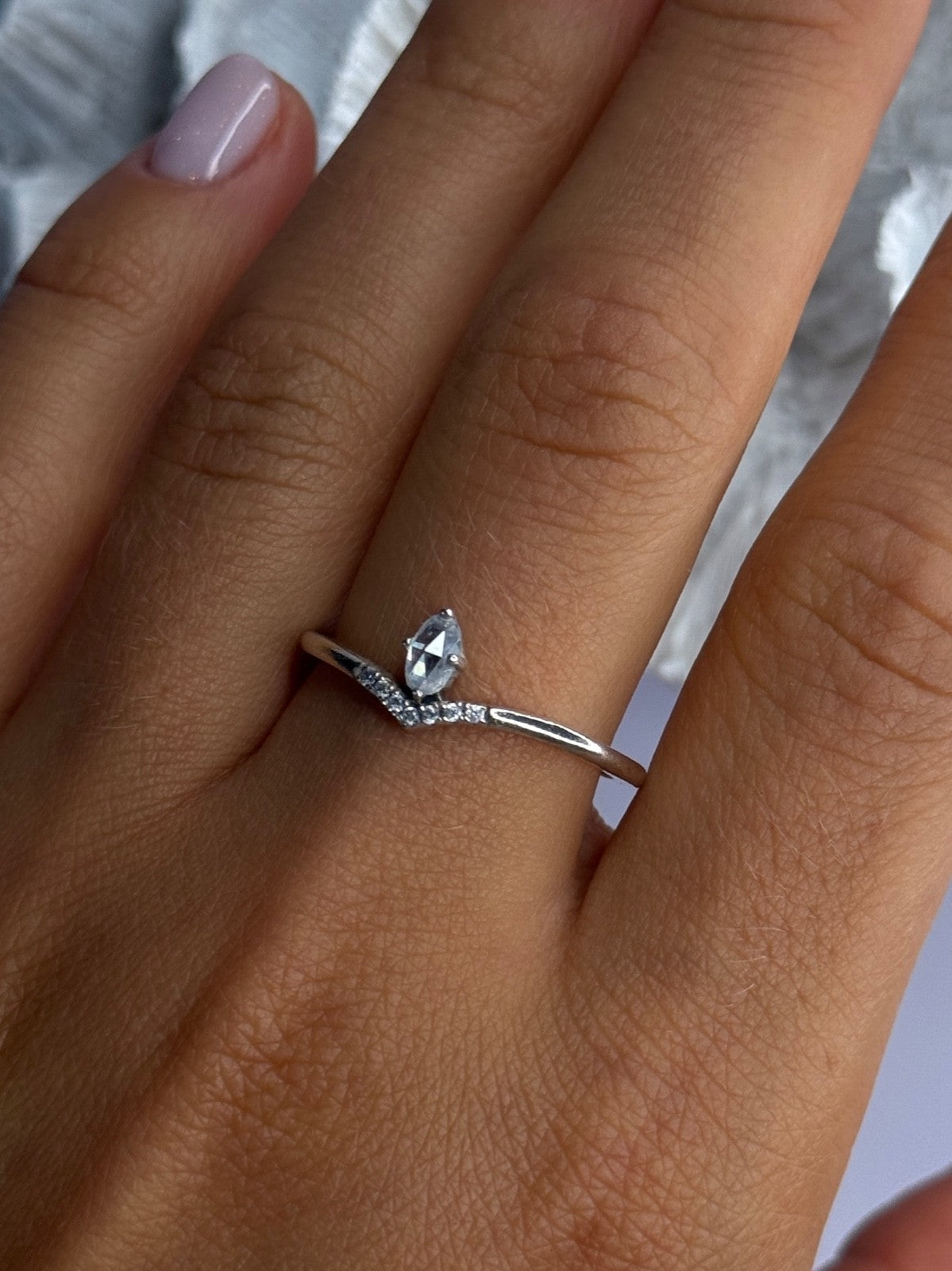 Ale 62 925 Sterling Silver Topaz & Beryl Ring Size 10