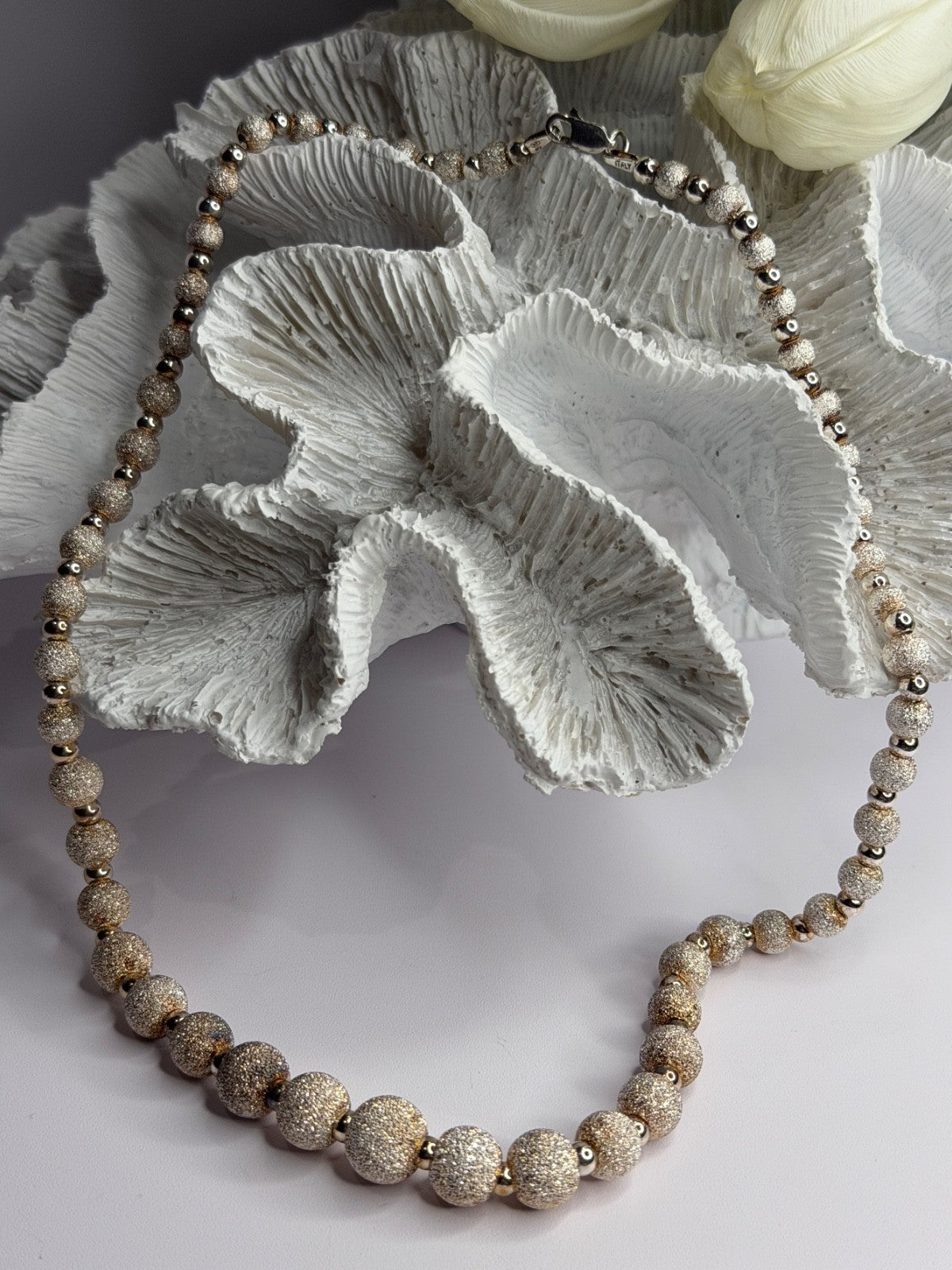 Beautiful Italy Milor 925 Sterling Silver Necklace Length 18 in