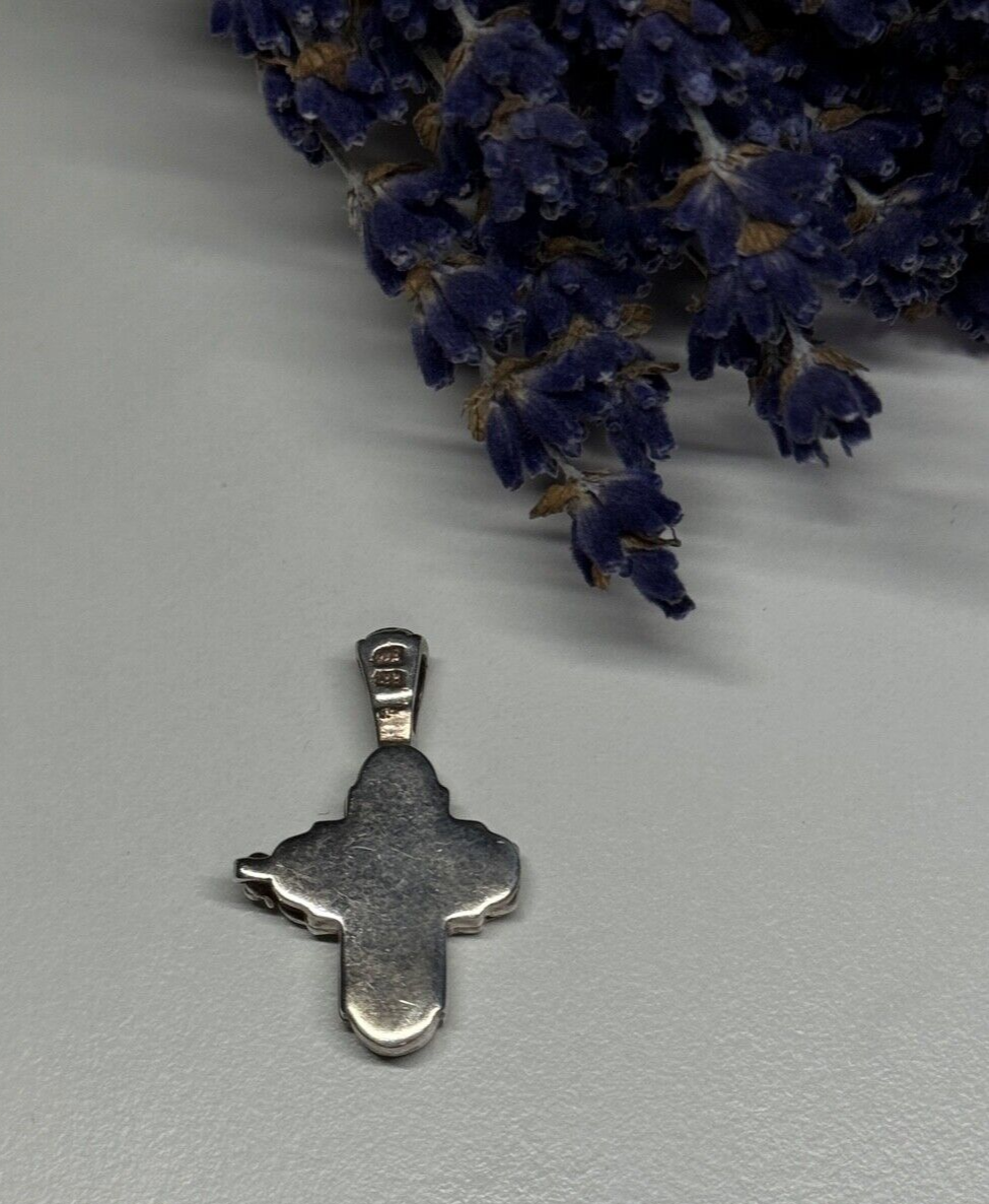 925 Sterling Silver Cross Length 27 Mm