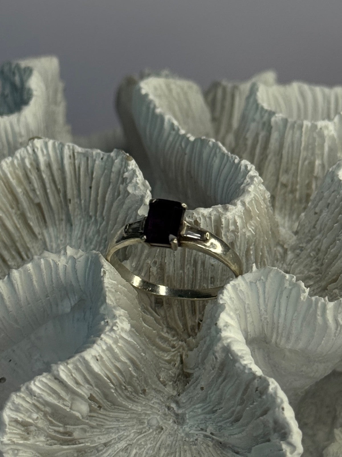 925 Sterling Silver Tourmaline & Beryl Ring Size 8.5