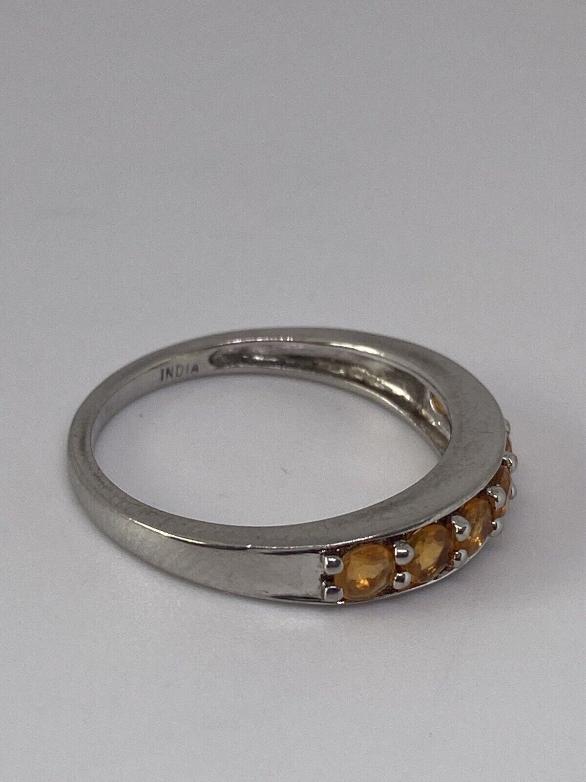 925 Sterling Silver CZ Ring Size 8
