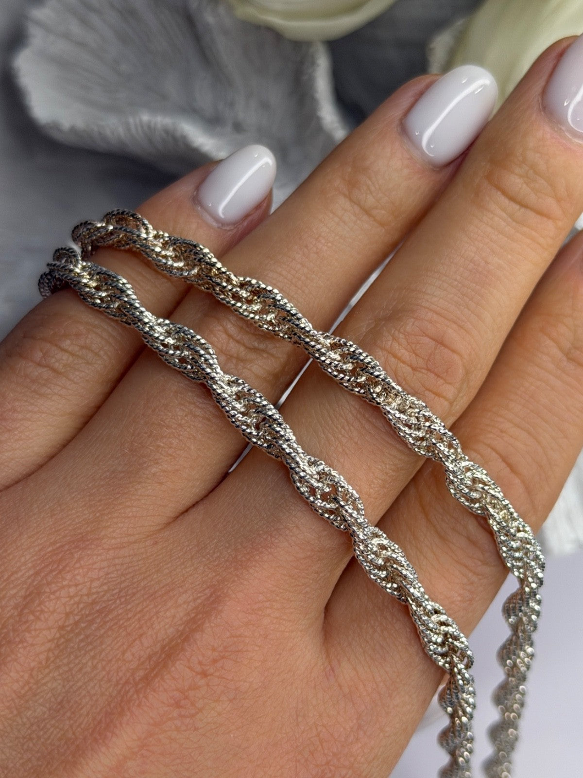 Beautiful Italy Milor 925 Sterling Silver Chain Necklace Length 20 in