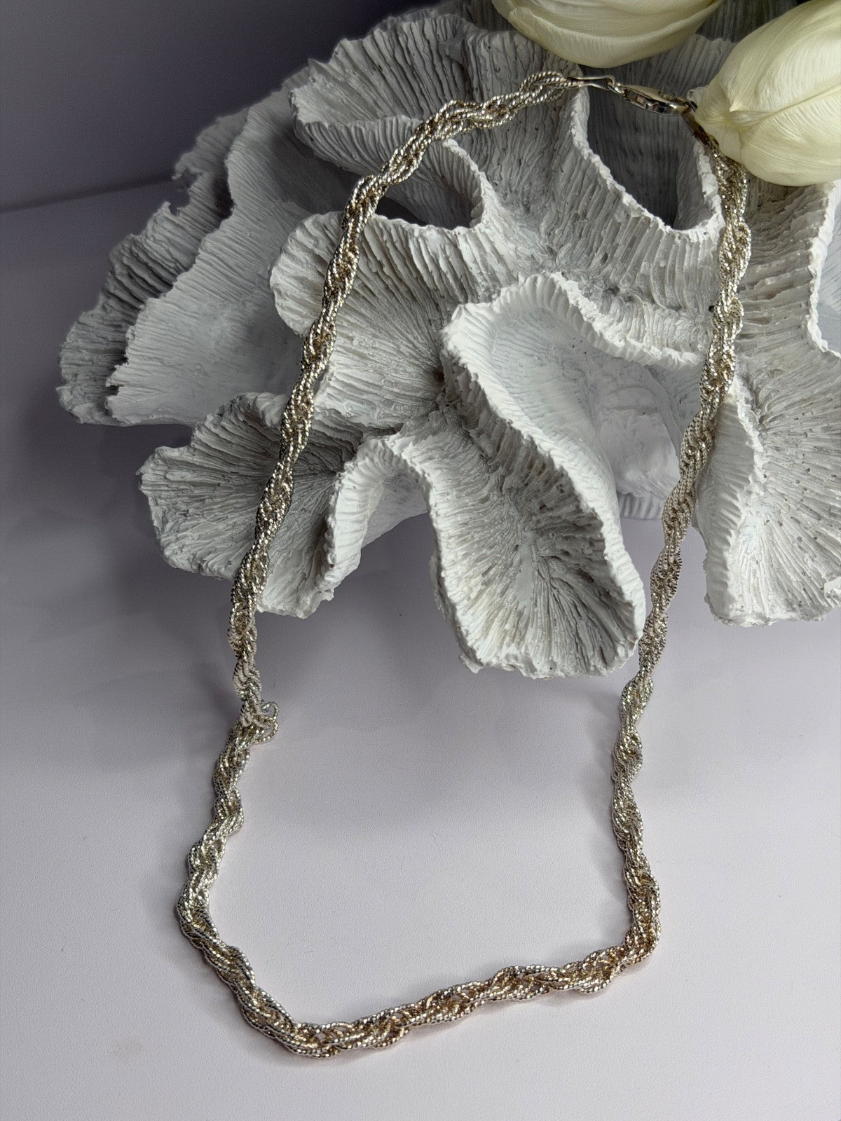 Beautiful Italy Milor 925 Sterling Silver Chain Necklace Length 20 in