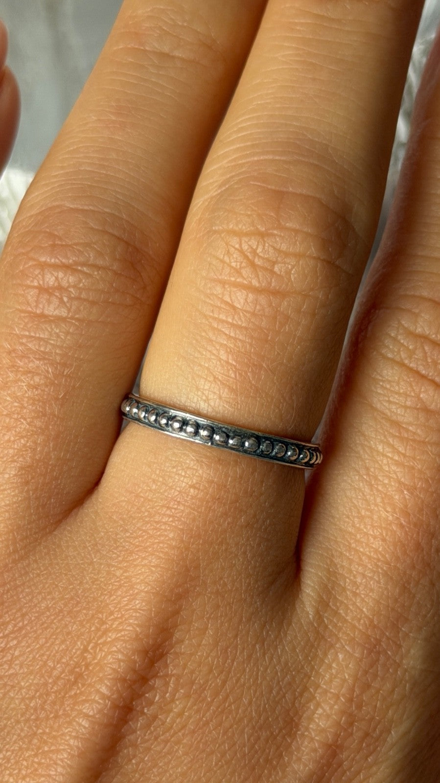 925 Sterling Silver Ring Size 8