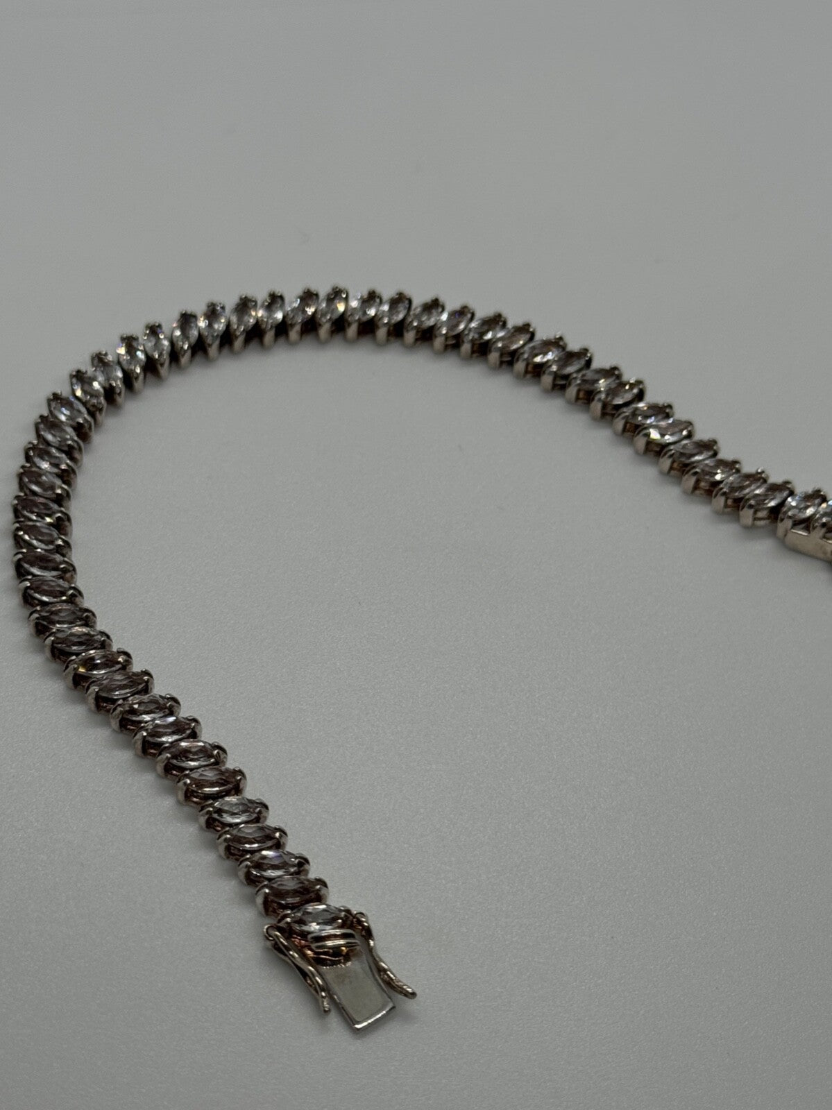 925 Sterling Silver Tourmalines Bracelet
