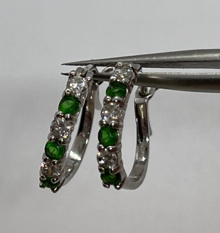925 Sterling Silver CZ Earrings