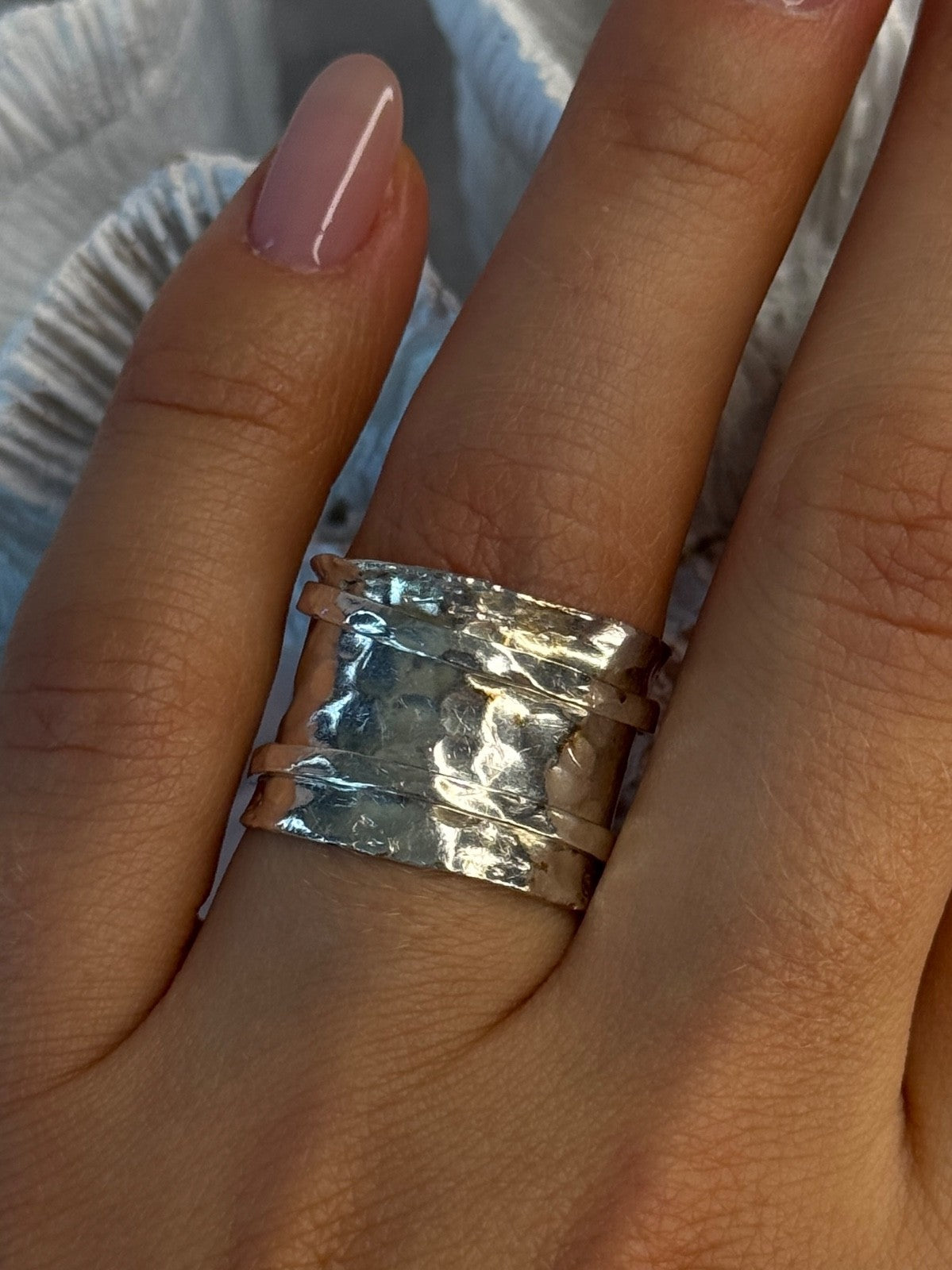Unique Design 925 Sterling Silver Ring Size 6