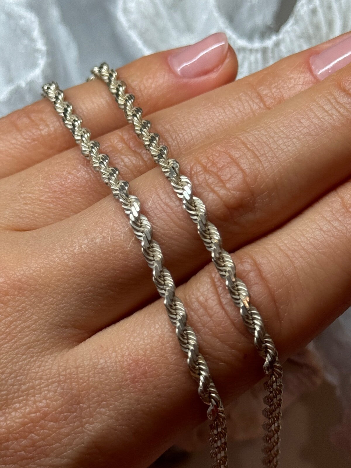 925 Sterling Silver Long Chain Length 30 Inch