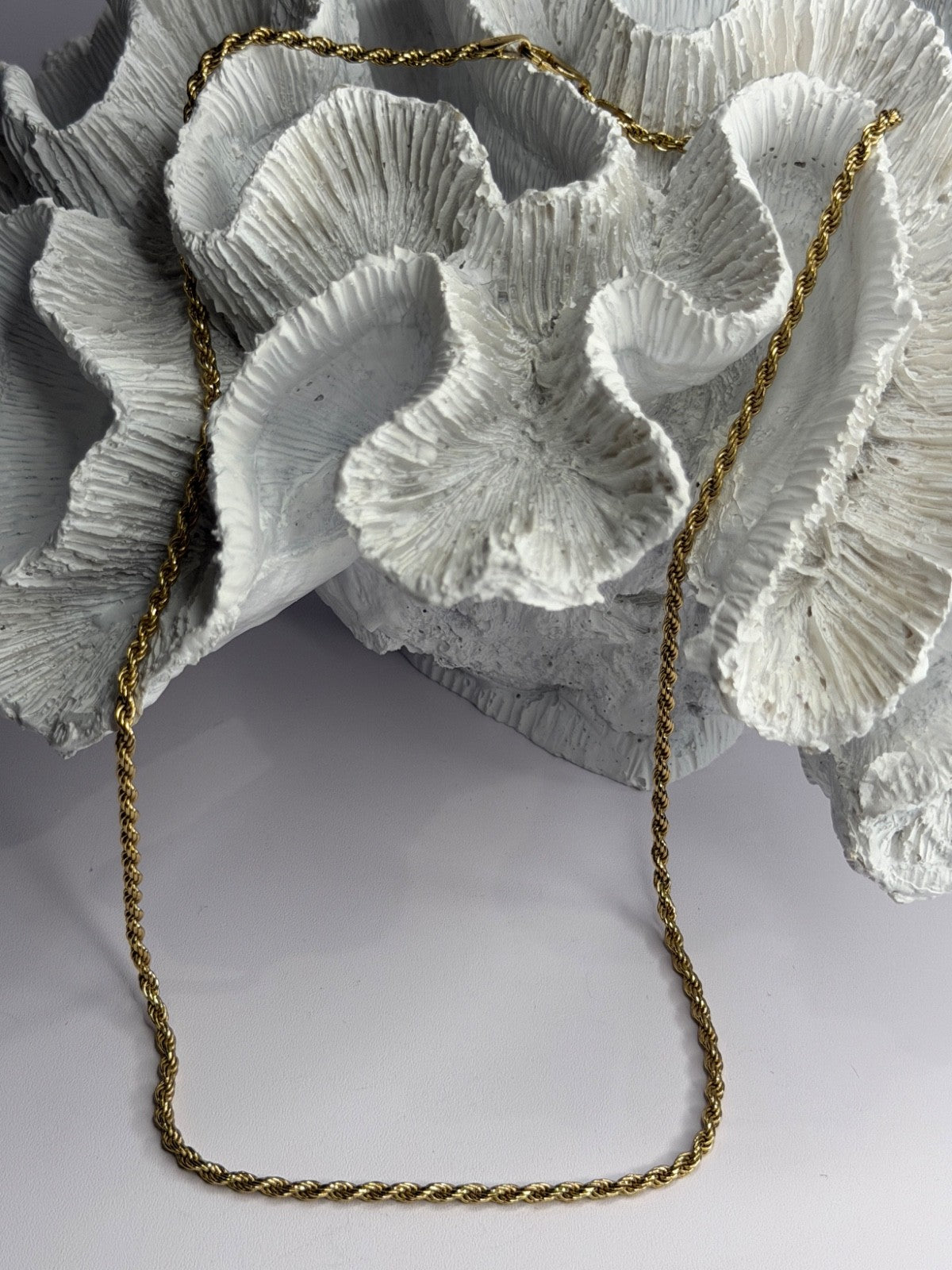 Italy 925 Sterling Silver Gold Plated Chain