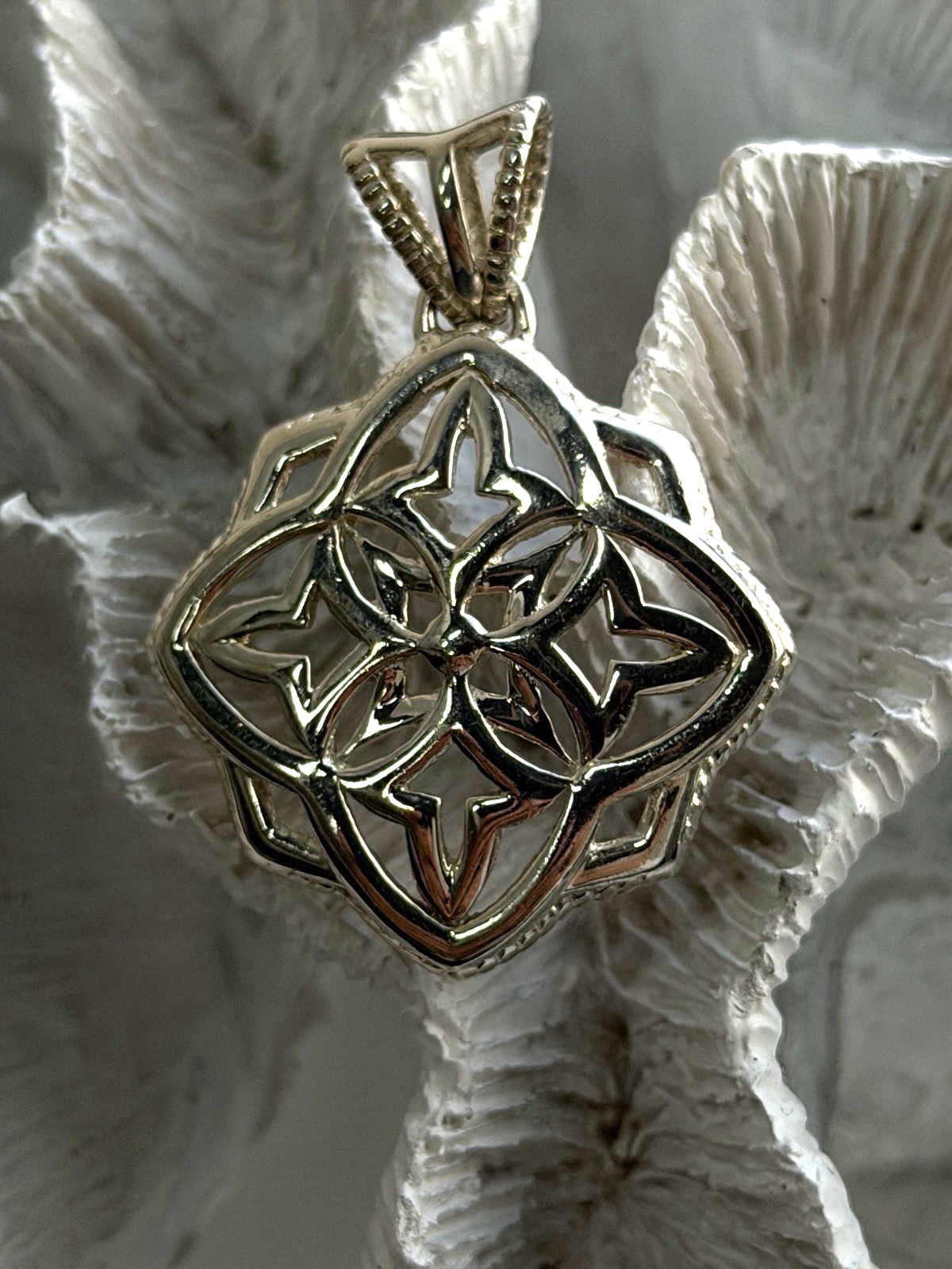 Italy Milor 925 Sterling Silver Pendant Length 1.8 in