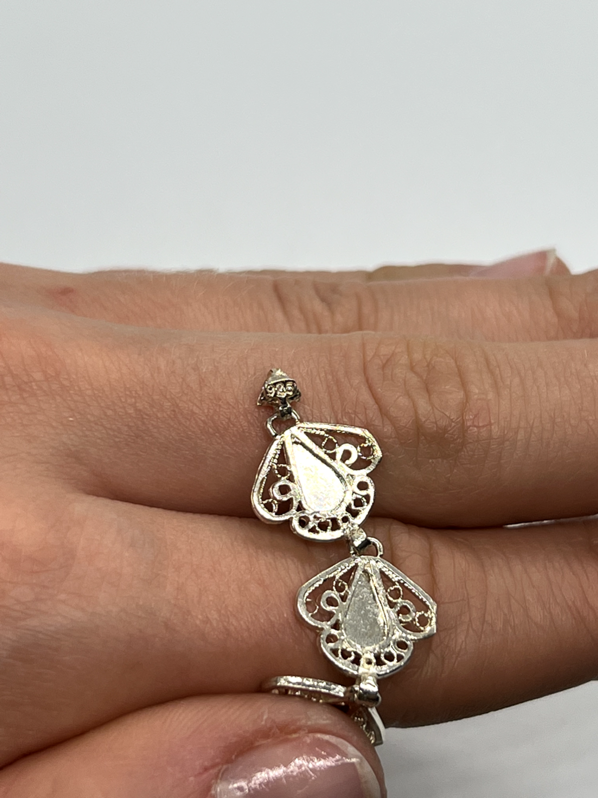 925 Sterling Silver Bracelet 7 Inch