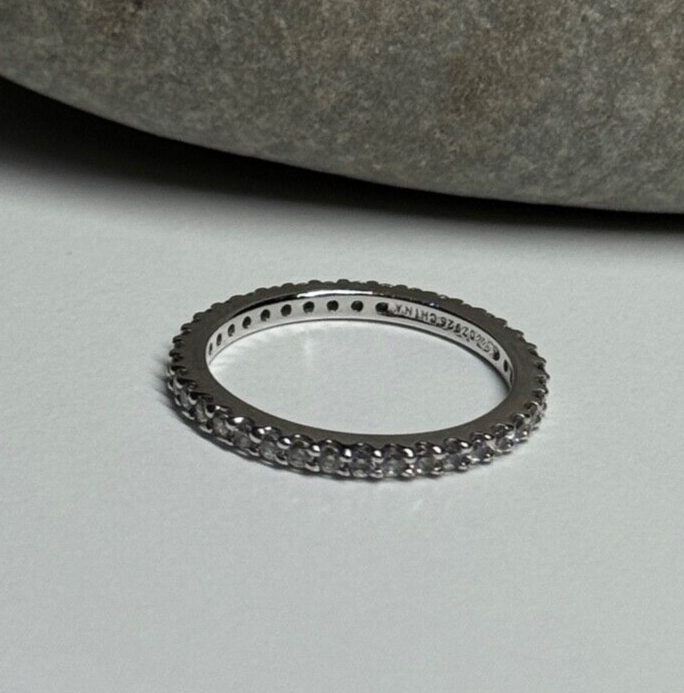 925 Sterling Silver CZ Ring Size 5.5