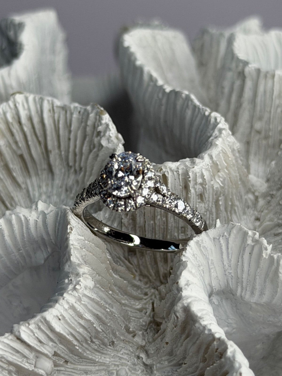 GOC 925 Sterling Silver Cz 1.48 ct Ring Size 7
