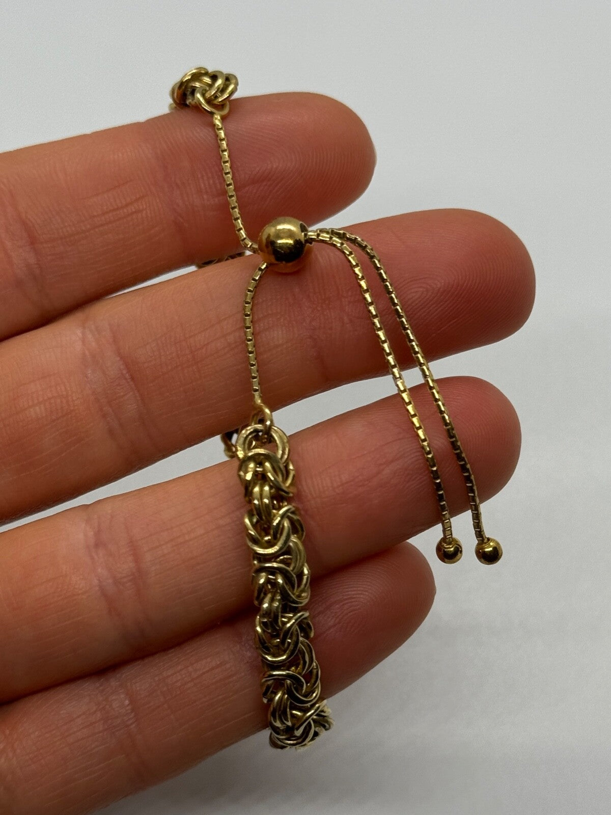 925 Sterling Silver Gold Plated Milor Italy Bracelet