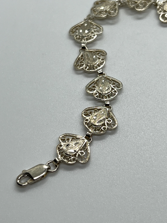925 Sterling Silver Bracelet 7 Inch