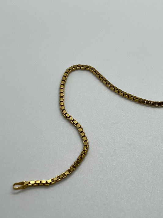 925 Sterling Silver Gold Plated Bracelet Italy