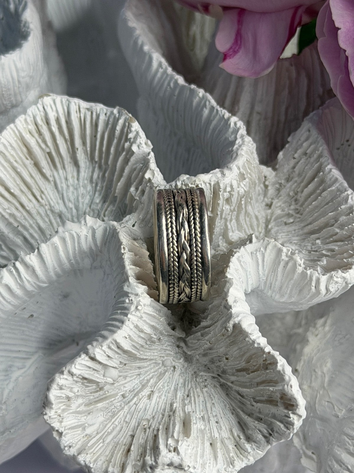 925 Sterling Silver Band Ring Size 6.5