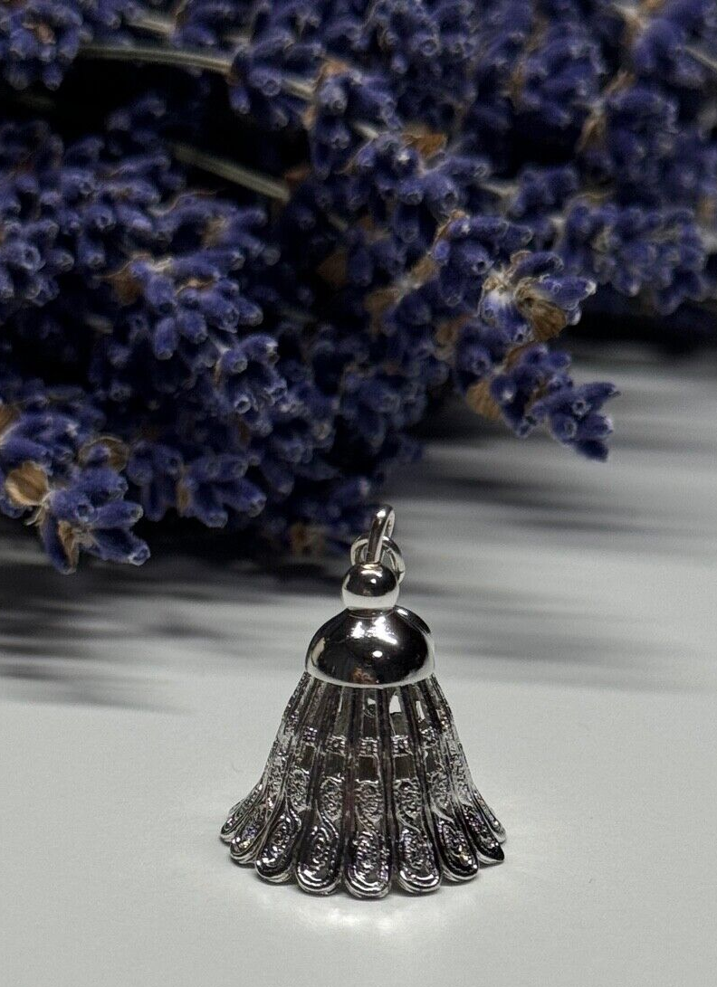 MONET 925 STERLING SILVER CHARM BELL PENDANT