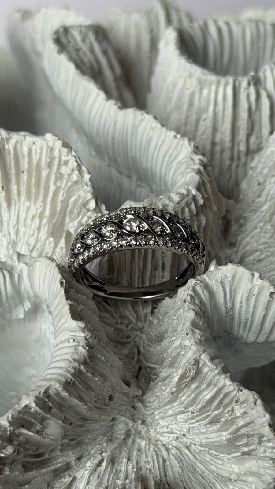 14K Yellow Gold Diamond 0.50 ct Ring Size 5.5