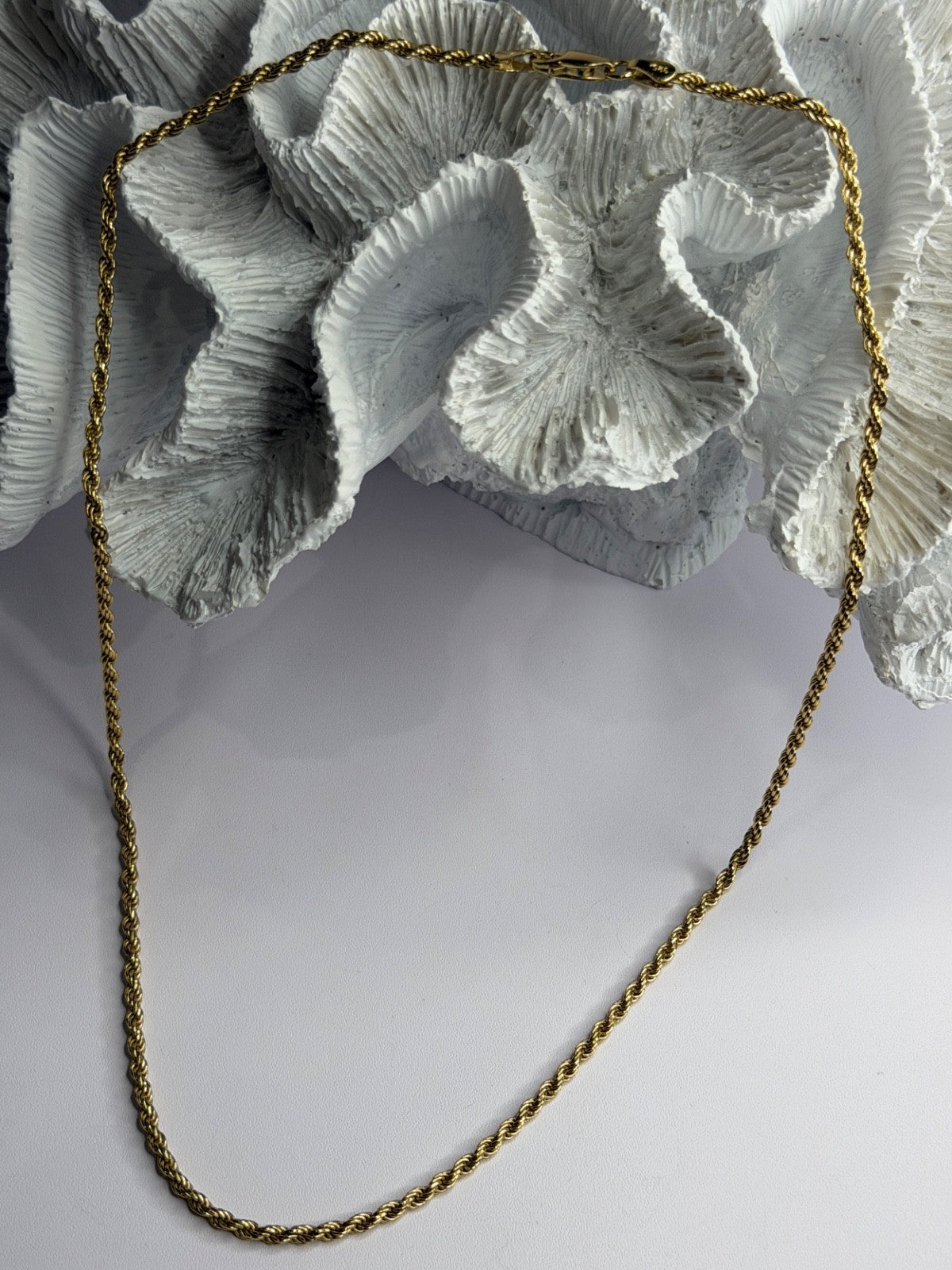 Italy 925 Sterling Silver Gold Plated Chain