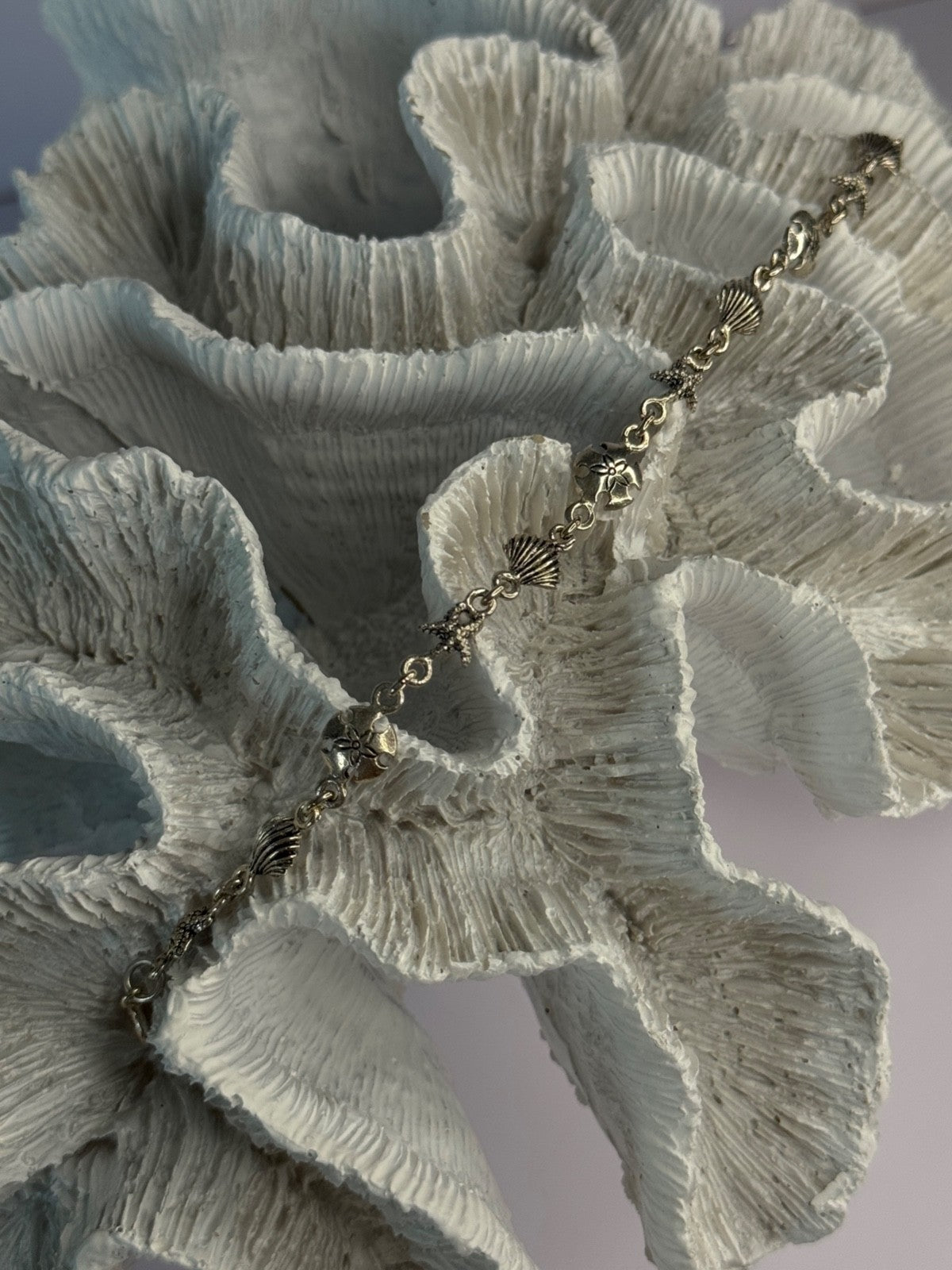 Summer Ocean Mood 925 Sterling Silver Bracelet Length 7.5