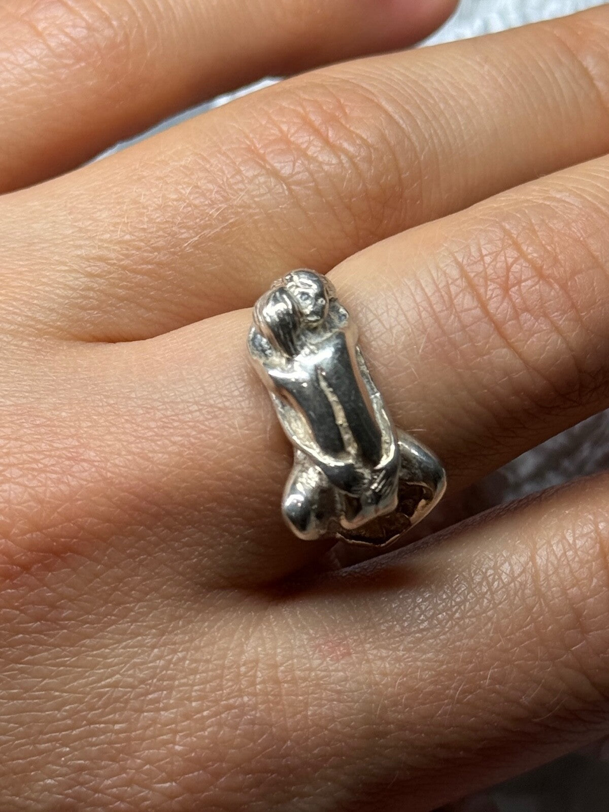 925 Sterling Silver Kamasutra Ring Size 7