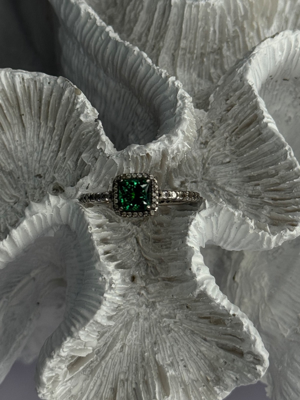 Ale 54 925 Sterling Silver Spinel & Beryl Ring Size 7