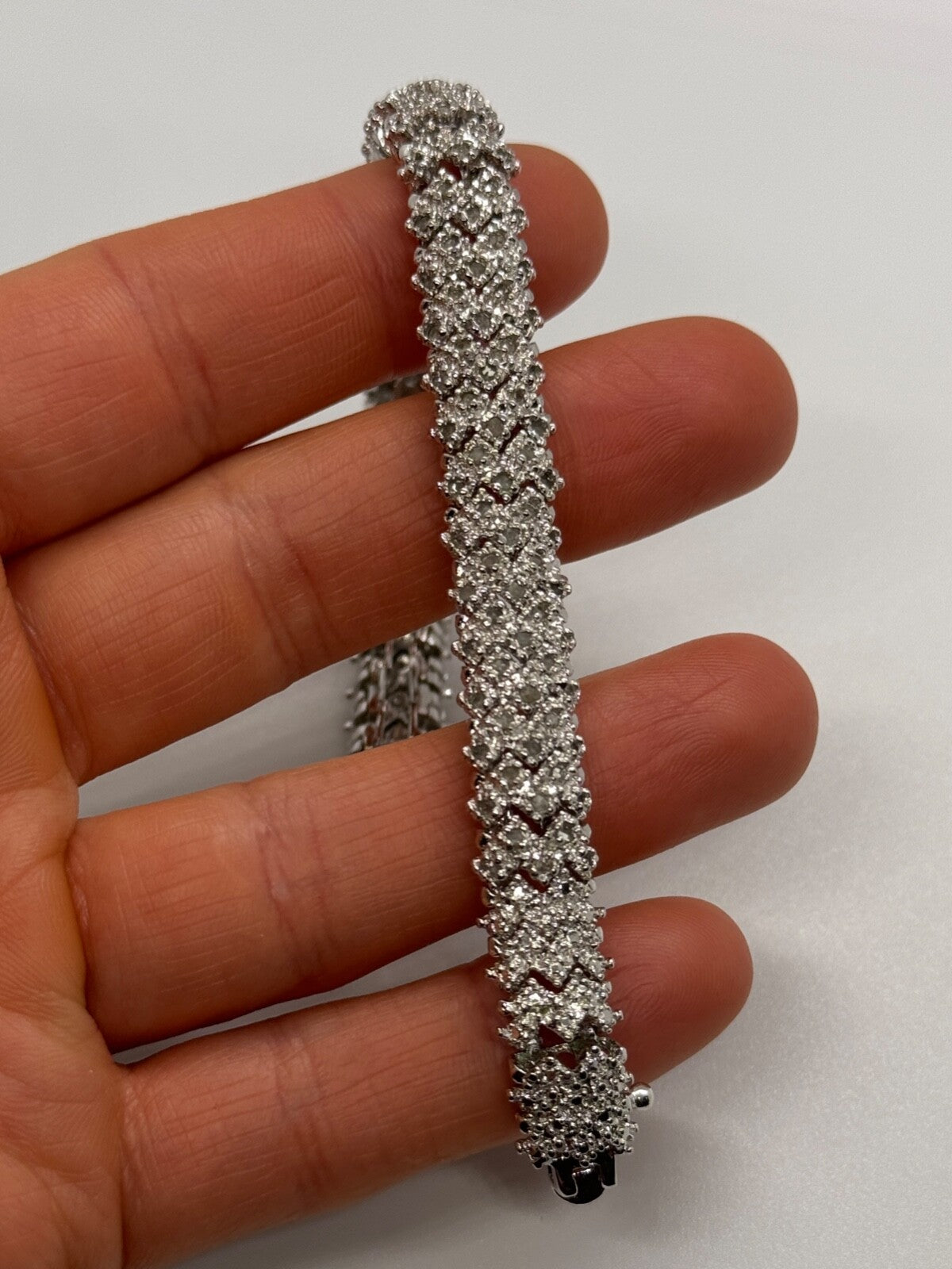 925 Sterling Silver Sapphire Bracelet
