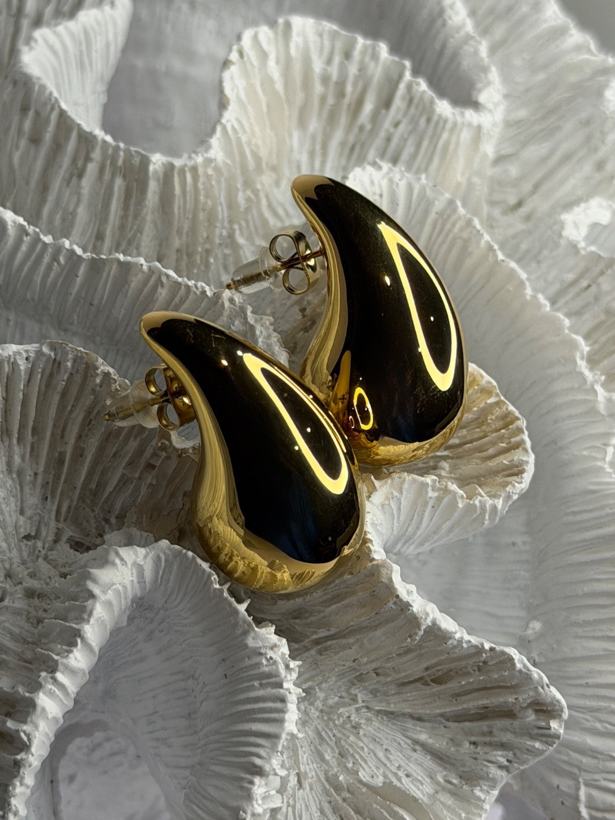 18K Yellow Gold Plated Drop Earrings
