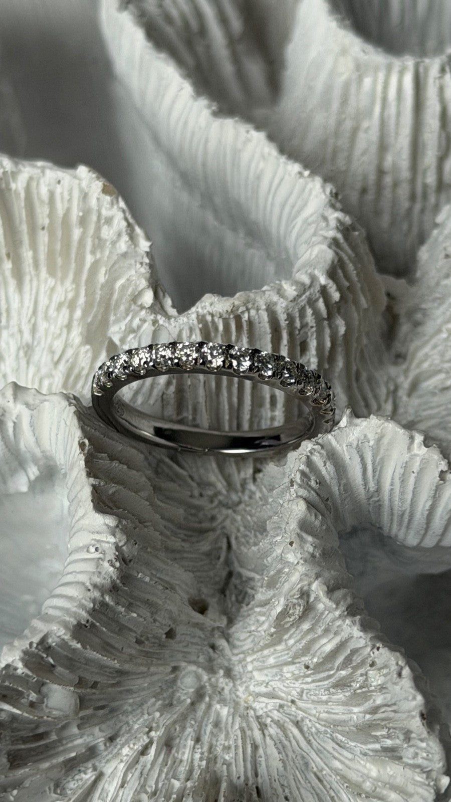 925 Sterling Silver Cz Ring Size 6