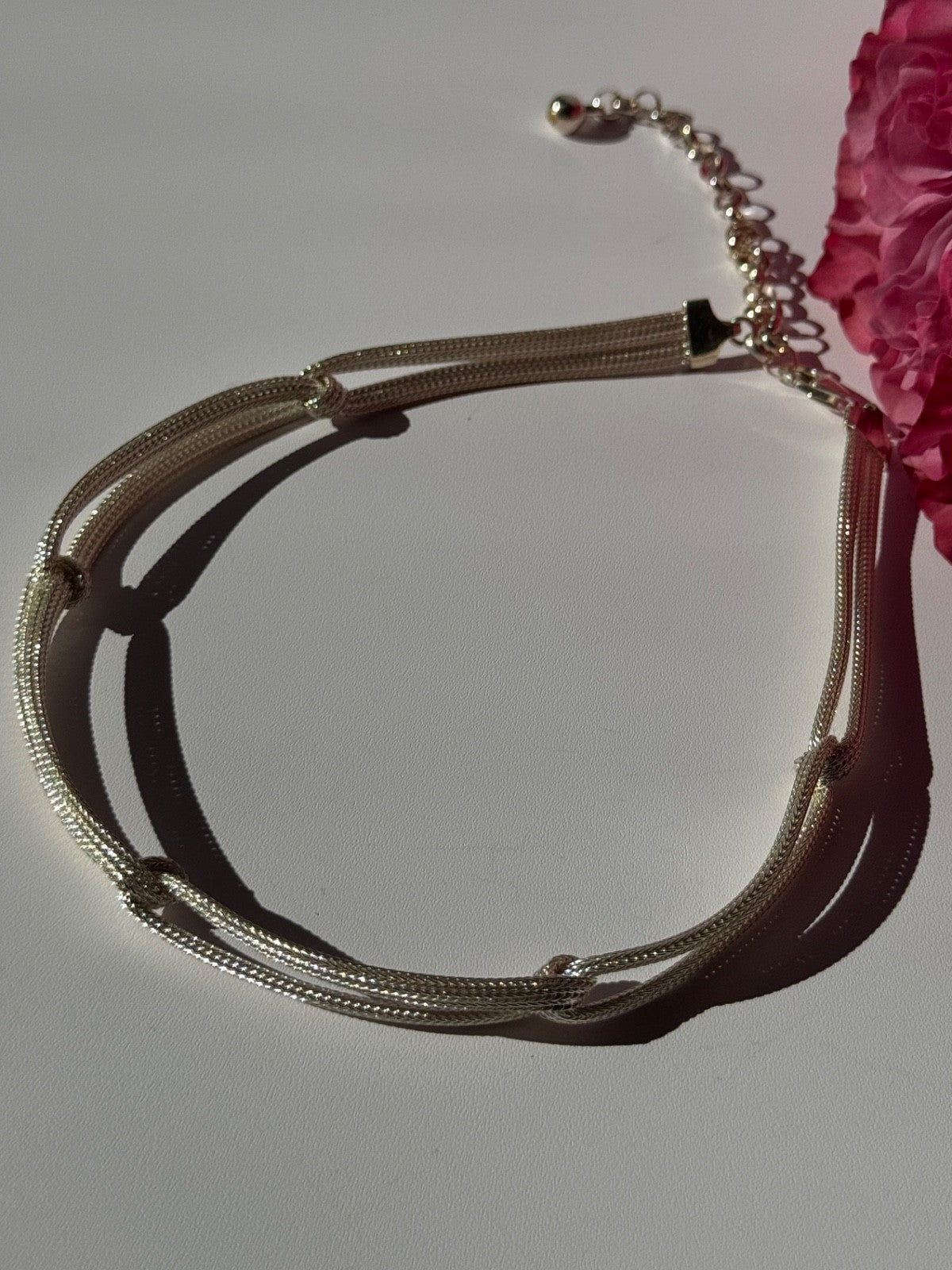 Italy Milor 925 Sterling Silver Necklace Length 13/17 Inch