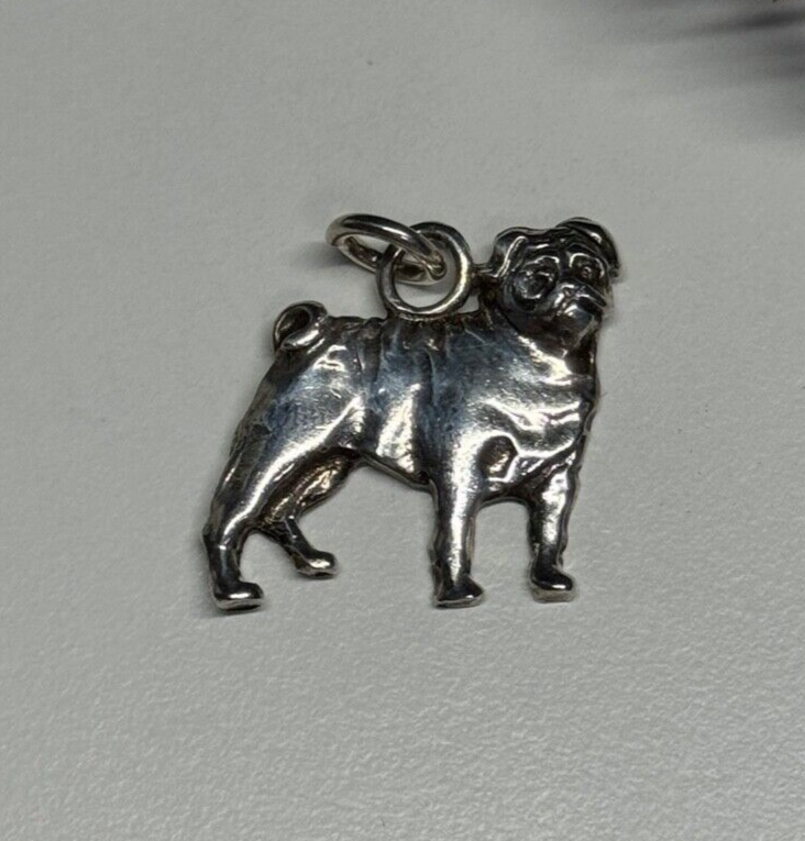 925 Sterling Silver Dog Pendant