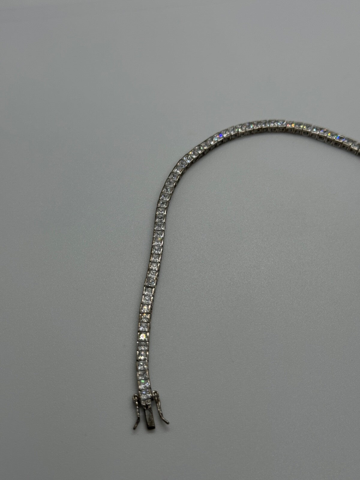 925 Sterling Silver CZ Bracelet