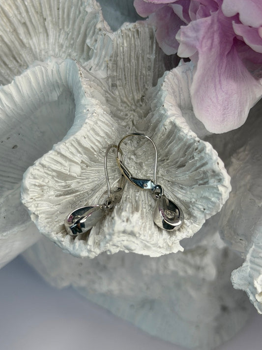 14K White Gold Diamond 0.12 ct Earrings