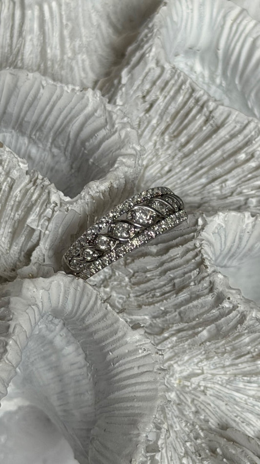 14K Yellow Gold Diamond 0.50 ct Ring Size 5.5