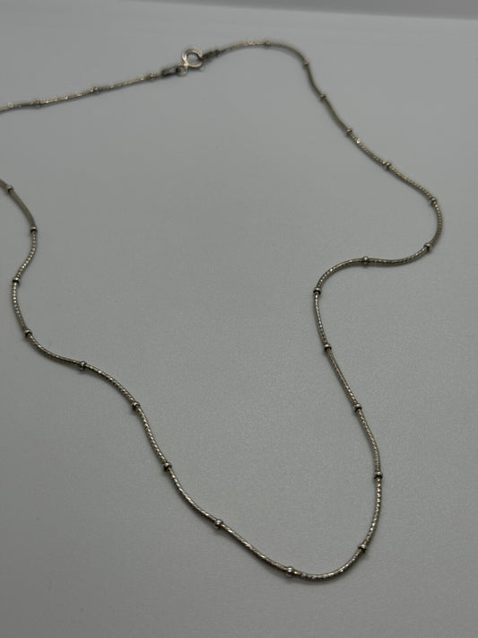 925 Sterling Silver Necklace Italy