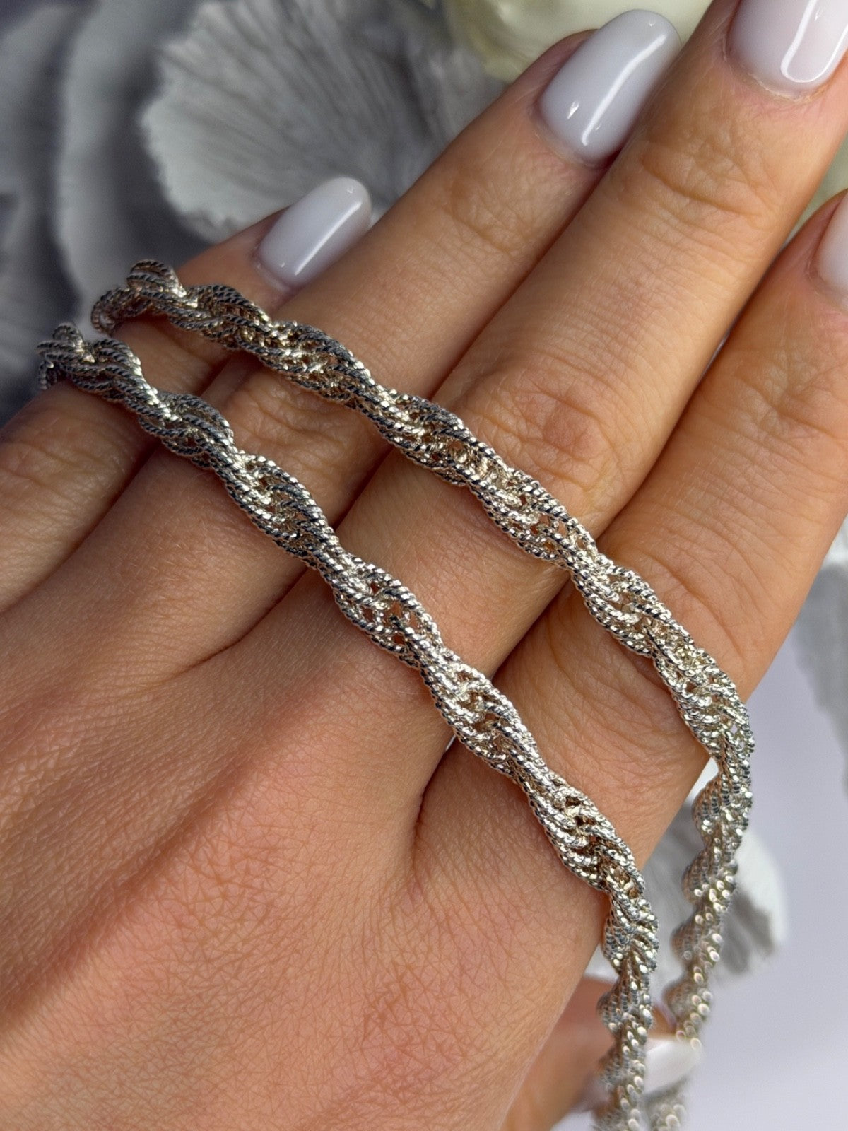 Beautiful Italy Milor 925 Sterling Silver Chain Necklace Length 20 in