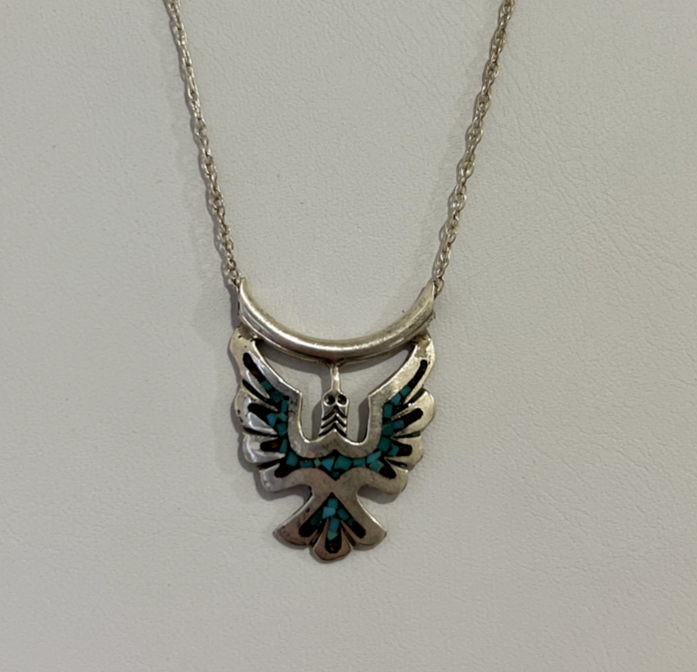 925 Sterling Silver Turquoise Necklace