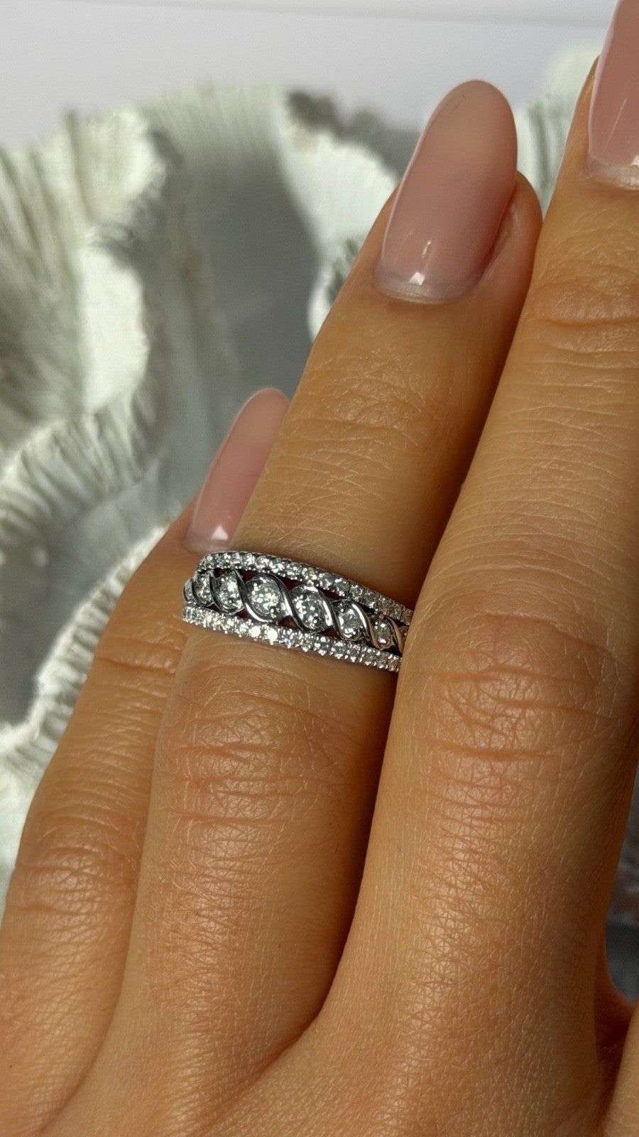 14K Yellow Gold Diamond 0.50 ct Ring Size 5.5