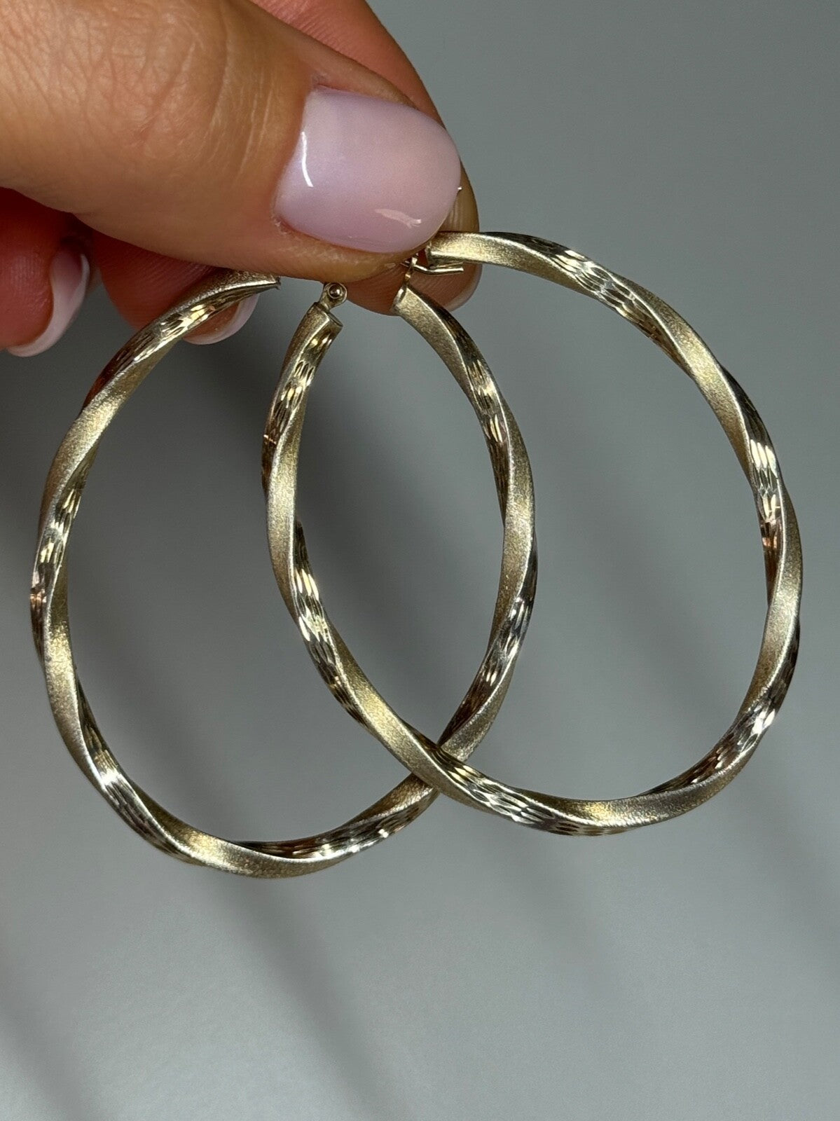 925 Sterling Silver Earrings Length 53.5 Mm