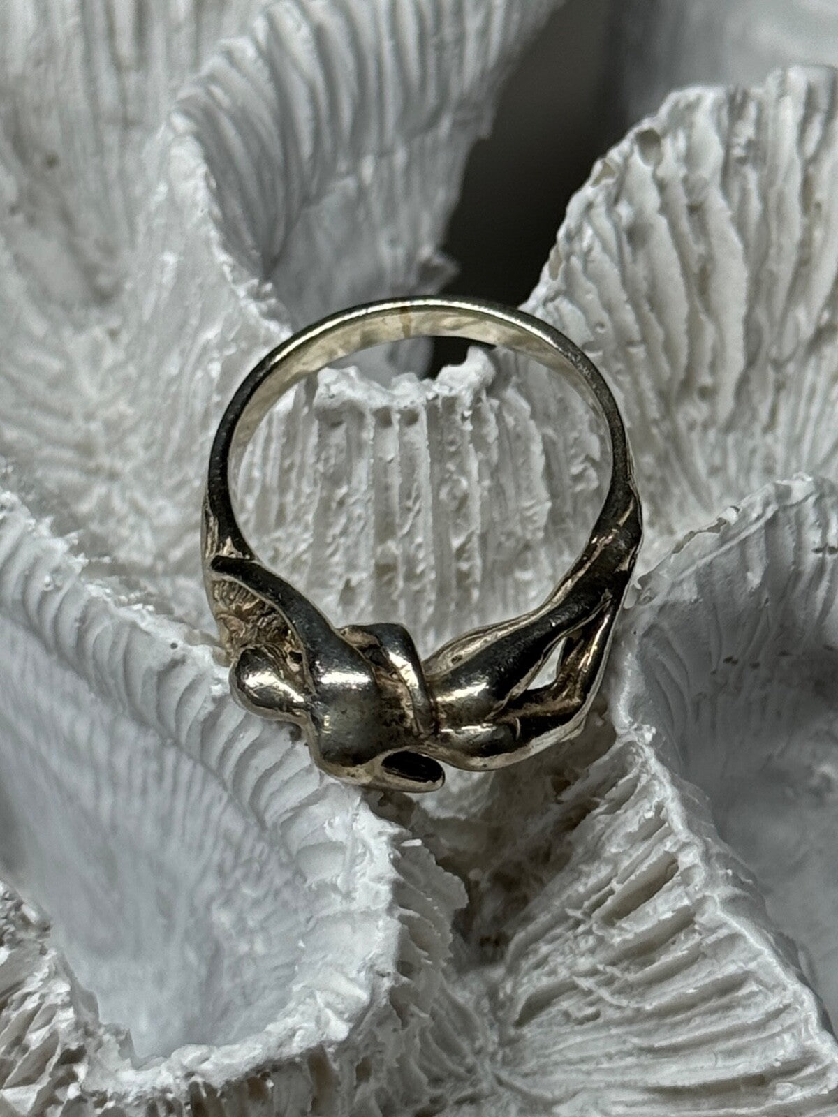 925 Sterling Silver Kamasutra Ring Size 8