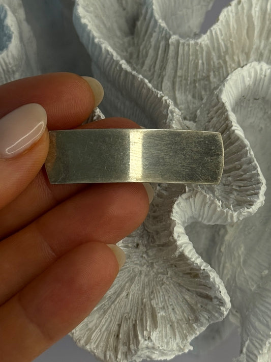 Vintage 925 Sterling Silver Hair Clip Pinch-Wire Clasp Safran
