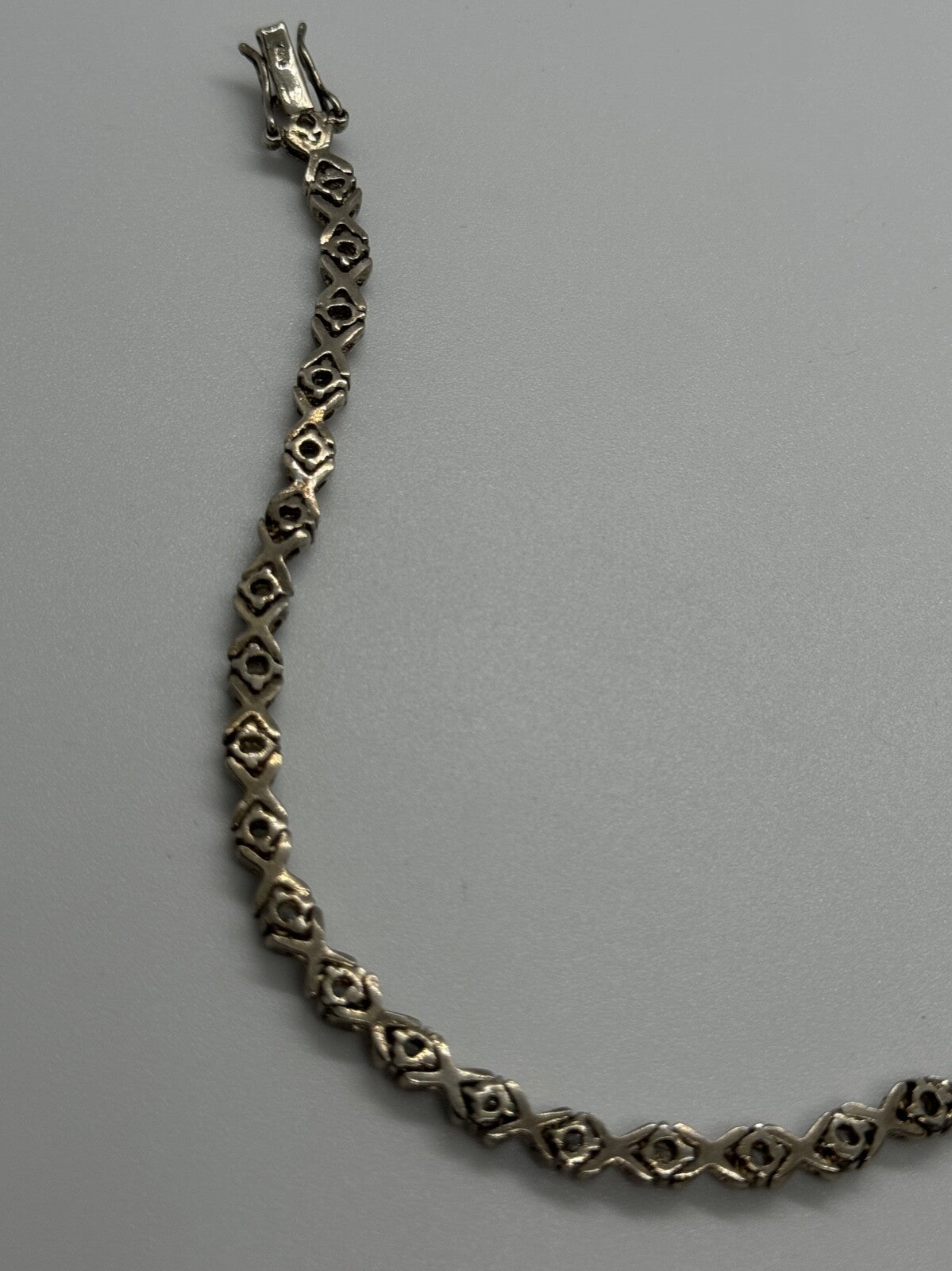 925 Sterling Silver CZ Bracelet