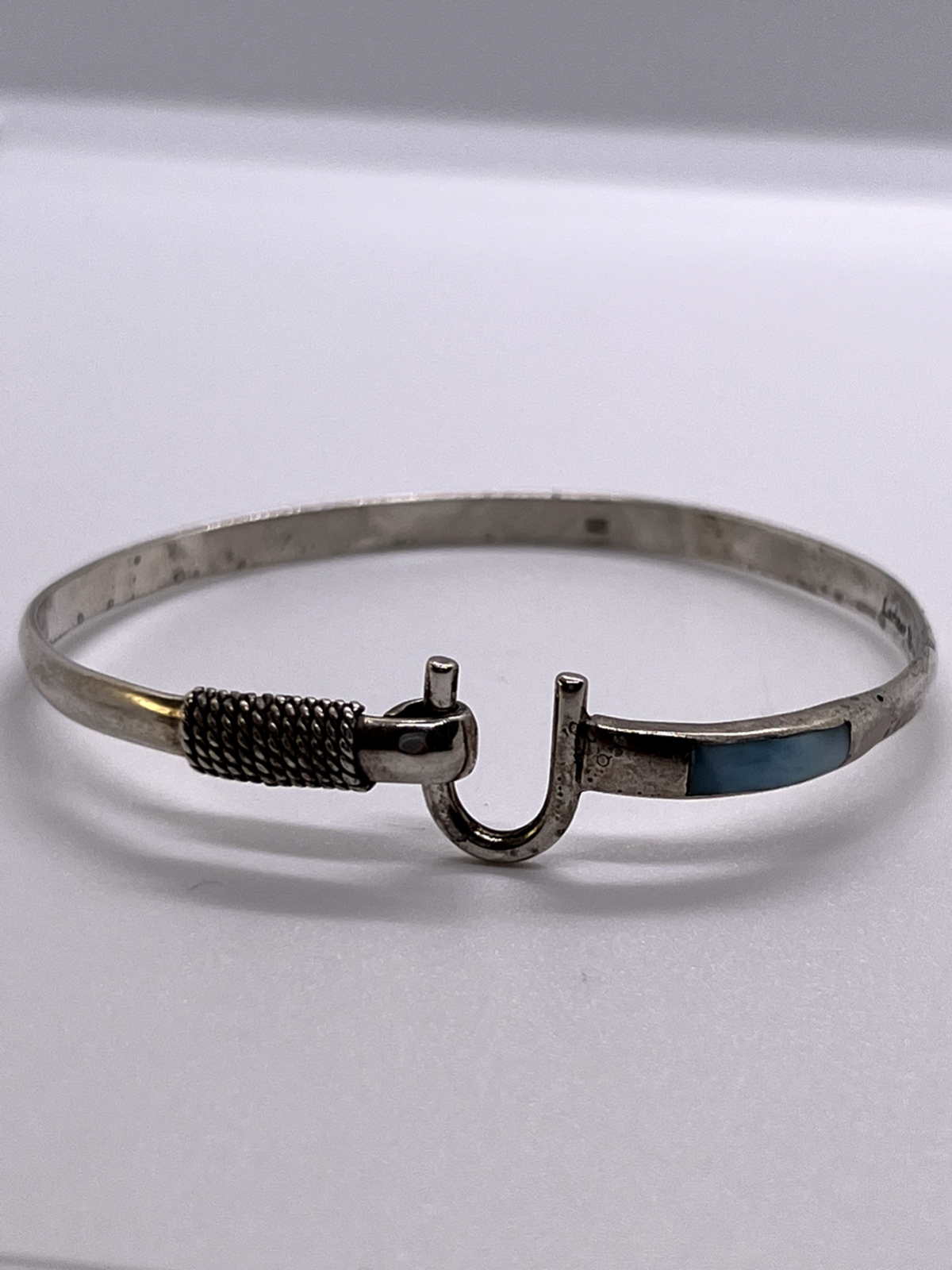 925 Sterling Silver Larimar Bracelet