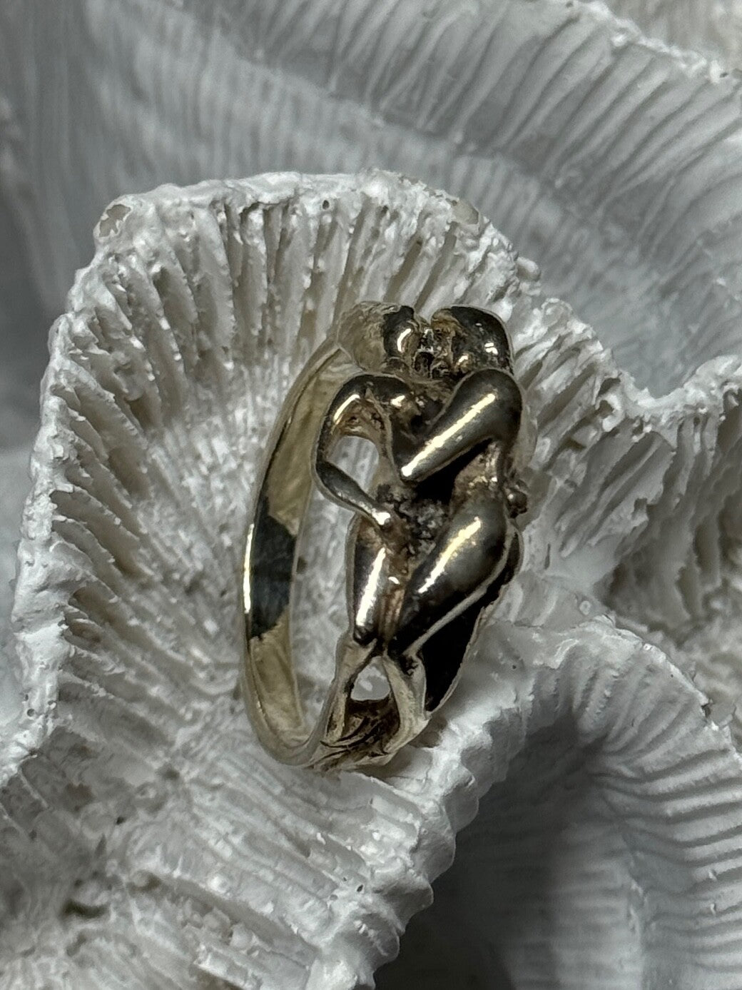925 Sterling Silver Kamasutra Ring Size 8
