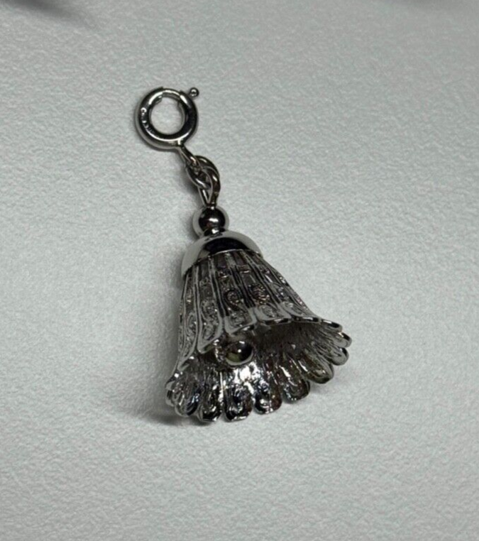 MONET 925 STERLING SILVER CHARM BELL PENDANT