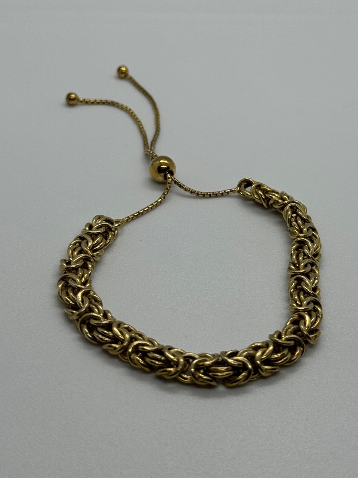 925 Sterling Silver Gold Plated Milor Italy Bracelet