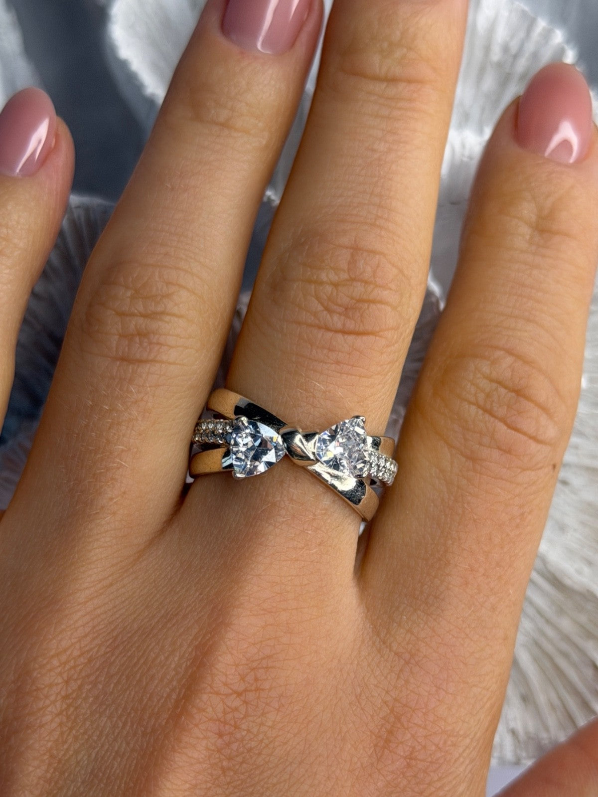Pandora Ale 58 925 Sterling Silver Cz Ring Size 9