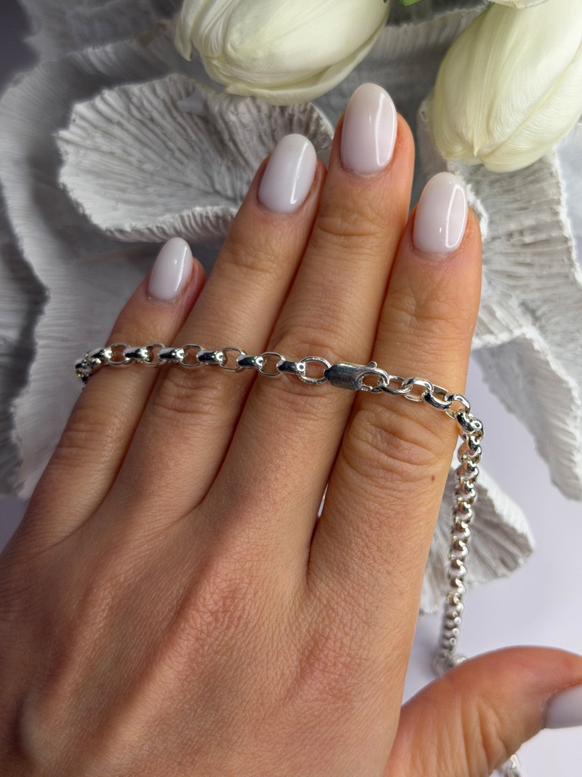 Prochain 925 Sterling Silver Charm Necklace Length 18 in